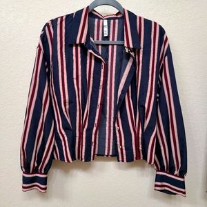 Long sleeve stripped shirt